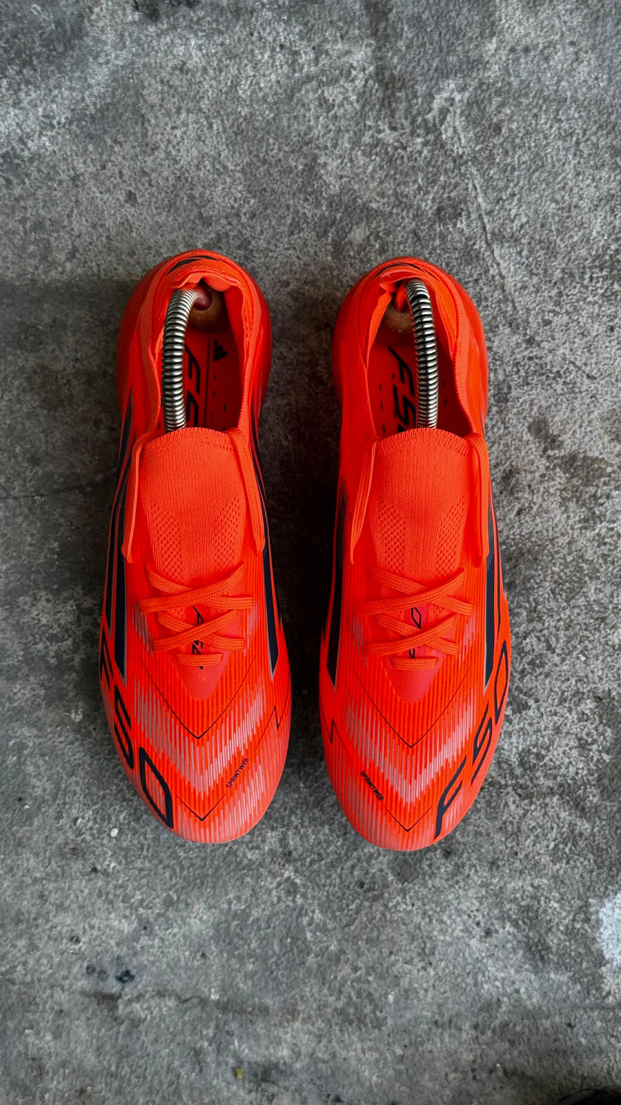 ADIDAS GUAYO F50 NARANJA TACHE PLATA