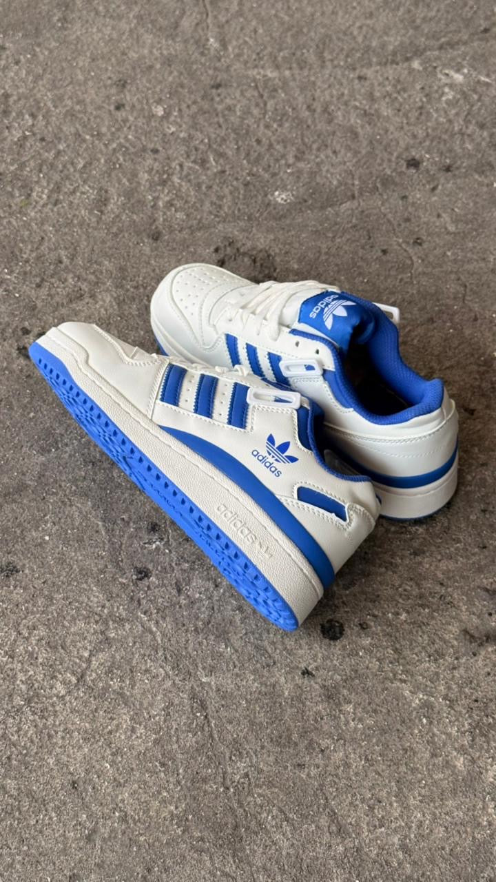 ADIDAS FORUM BLANCO AZUL