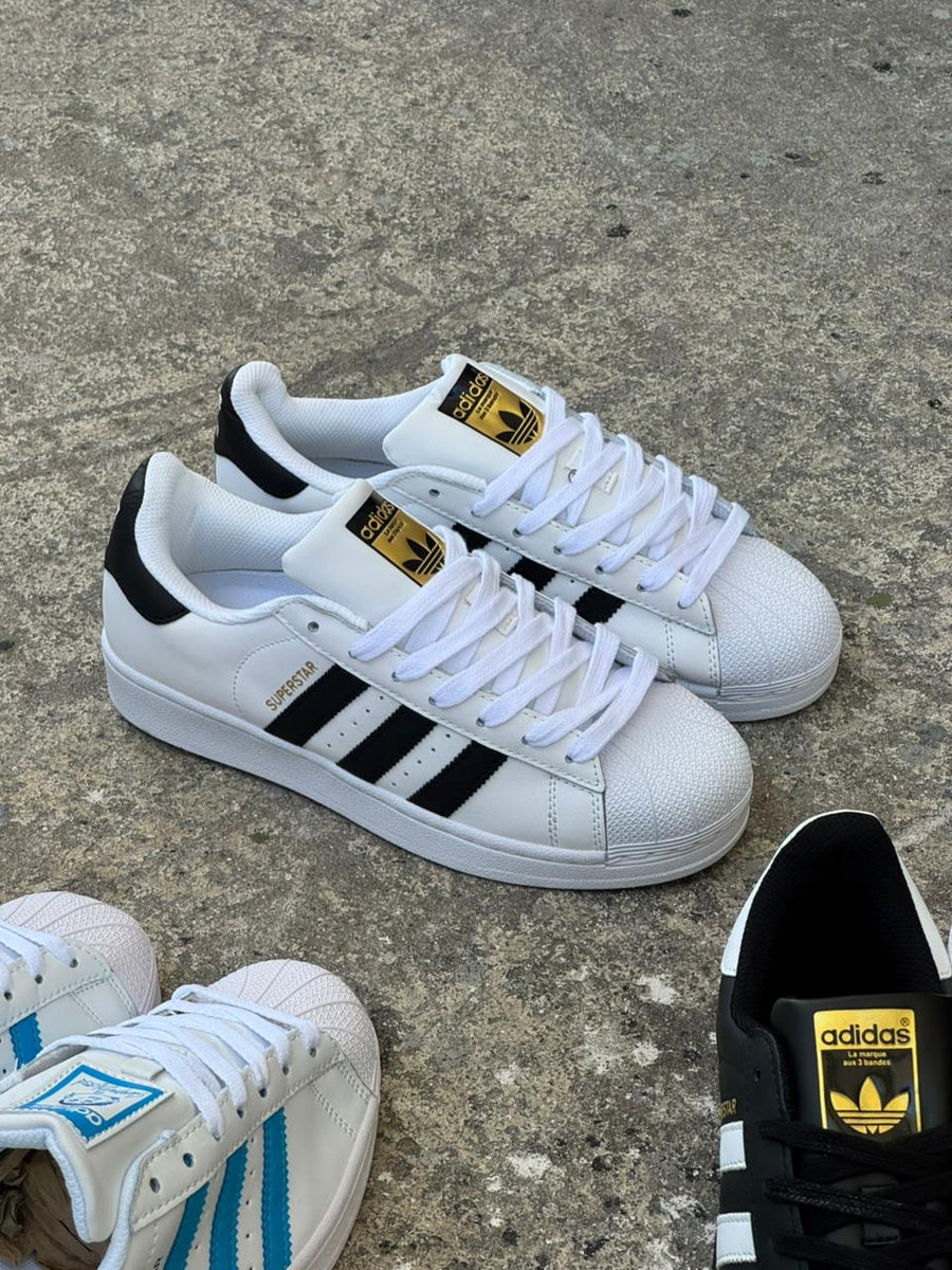 ADIDAS SUPER STAR CLASICO BLANCO NEGRO