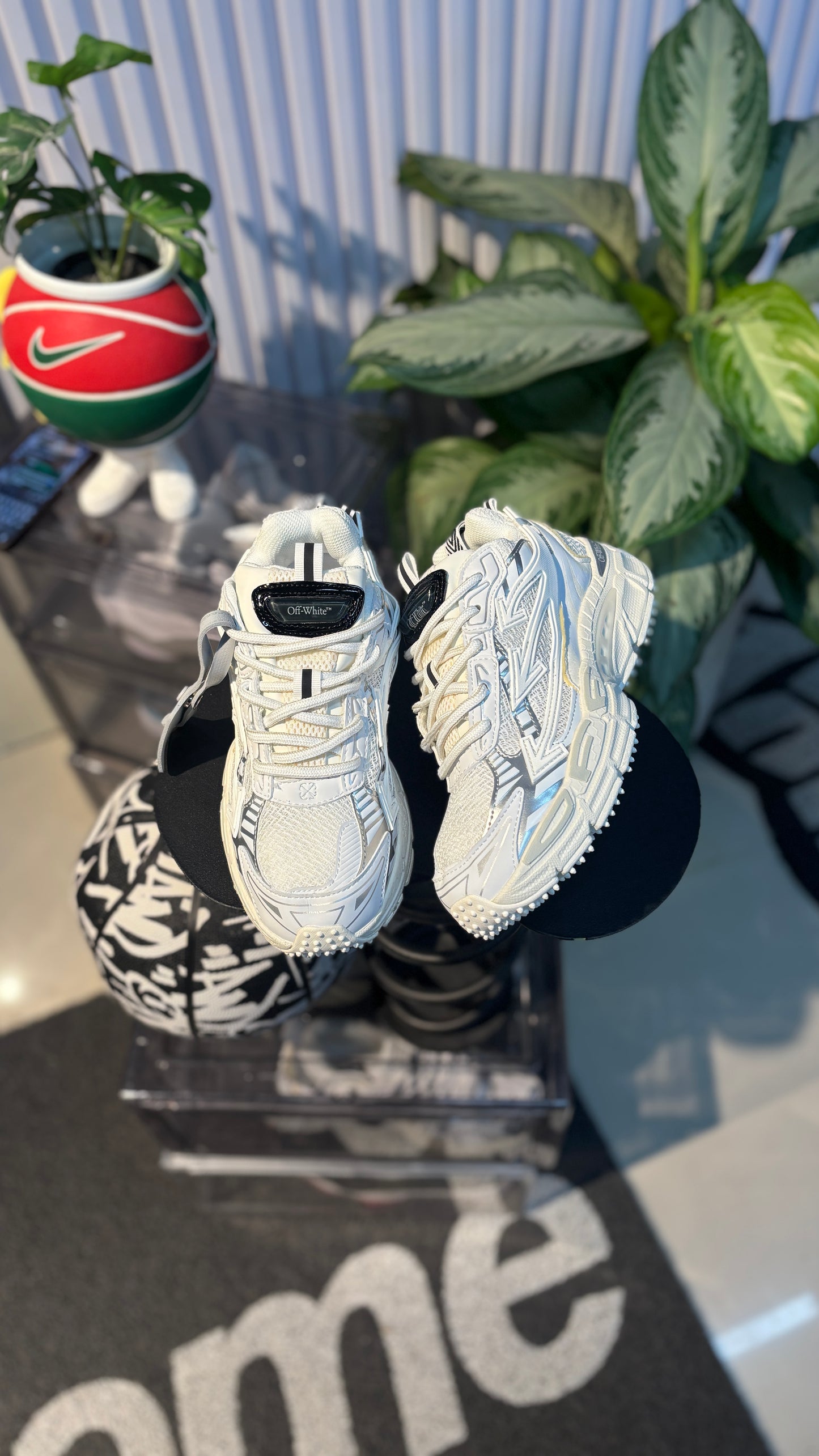 OFF WHITE TENIS BLANCO BEIGE