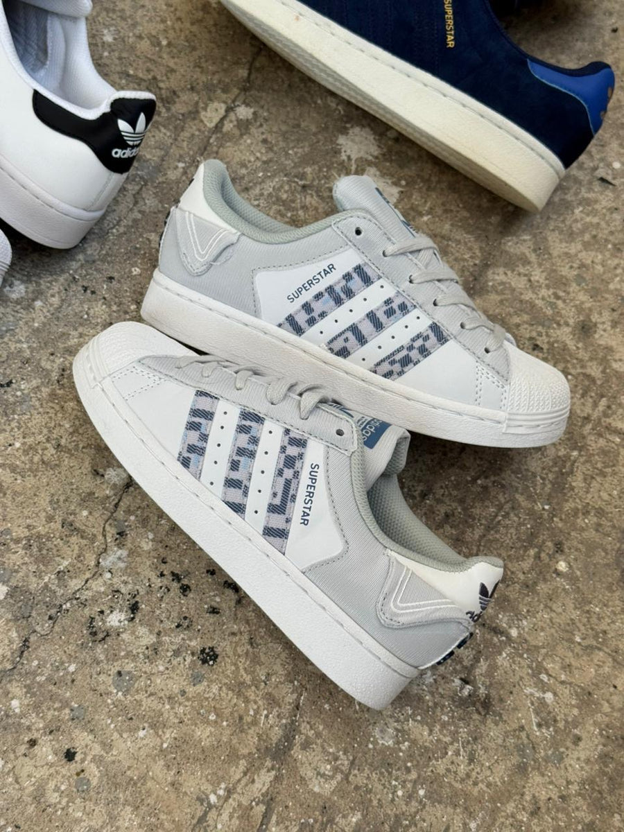 ADIDAS SUPER STAR BLANCO VERDE CAMUFLADO