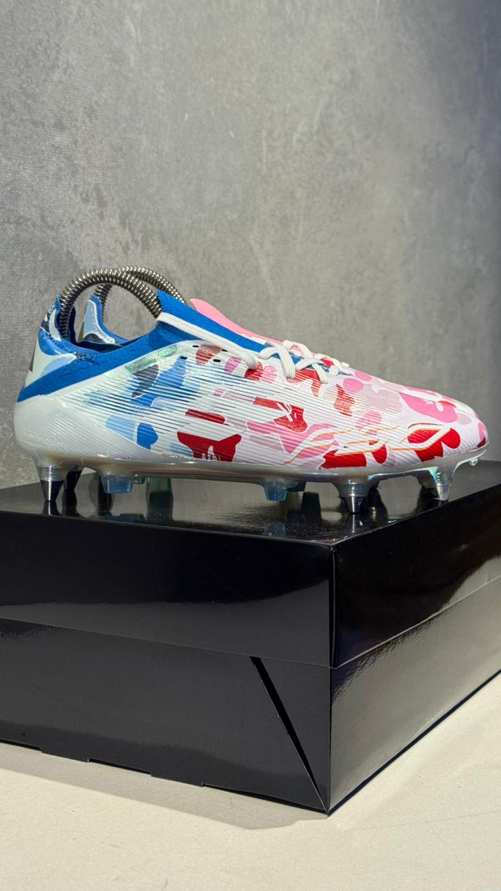 ADIDAS GUAYO F50 BLANCO ROSA AZUL