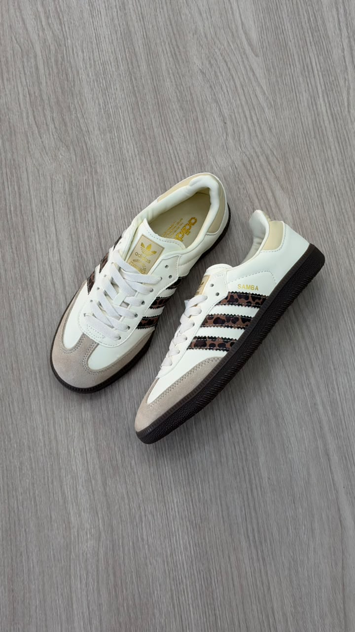 ADIDAS SAMBA CLASICO BLANCO LEOPARDIN