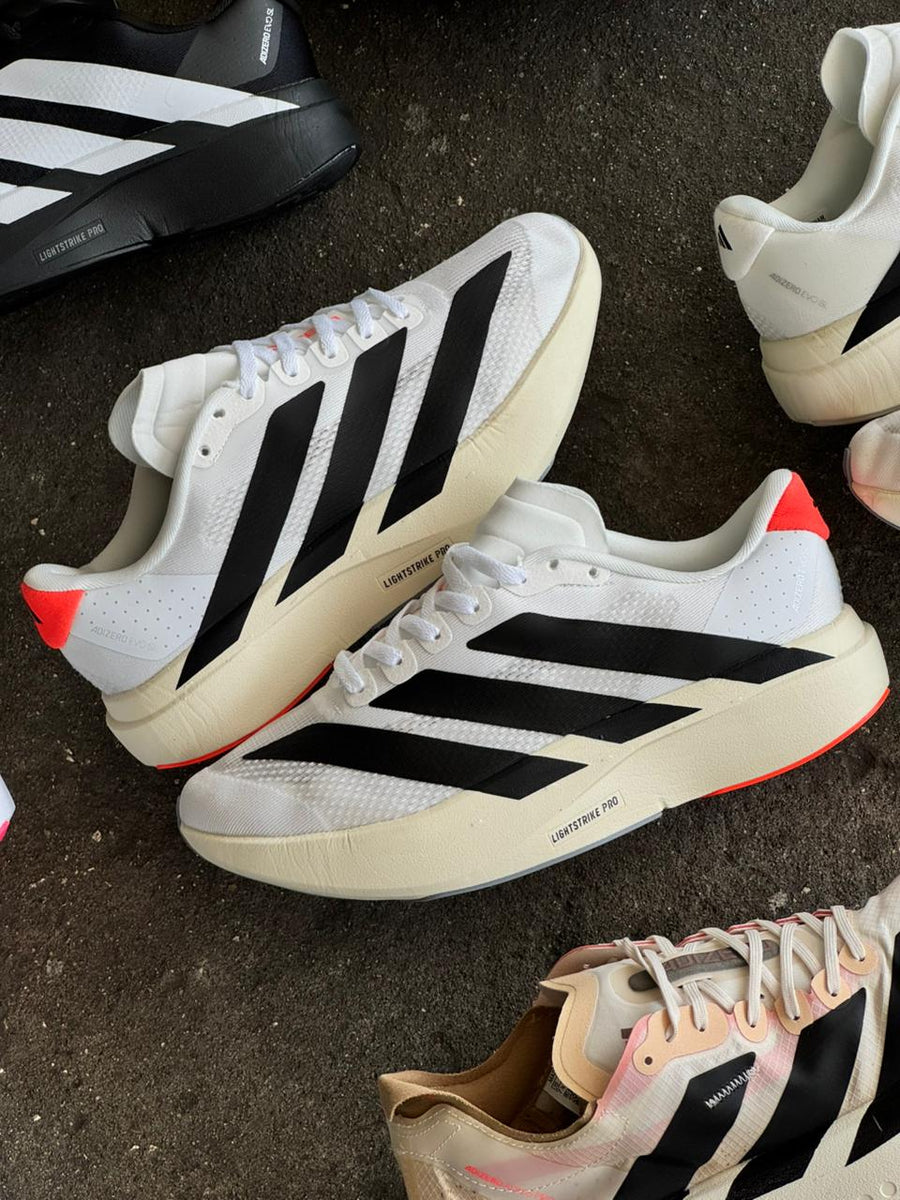 ADIDAS ADIZERO BLANCO NEGRO NARANJA