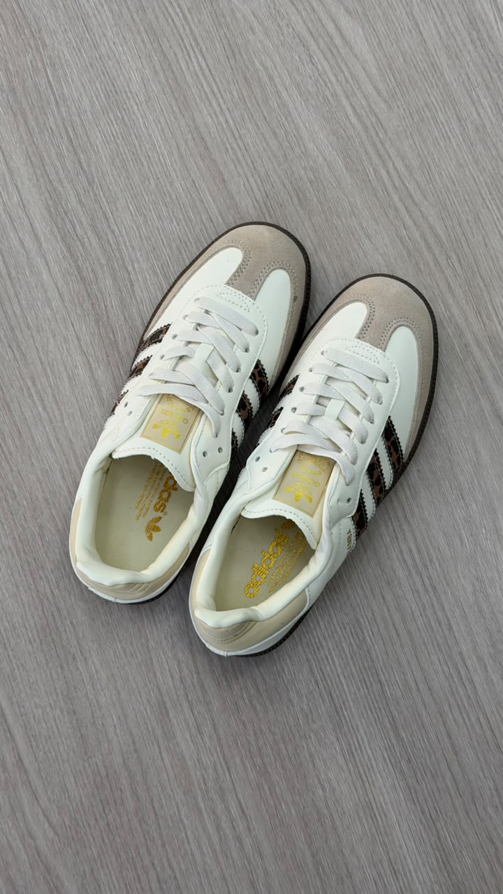 ADIDAS SAMBA CLASICO BLANCO LEOPARDIN
