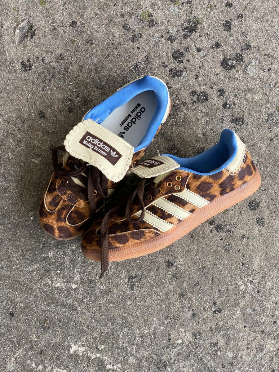 ADIDAS SAMBA LEOPARDO AZUL