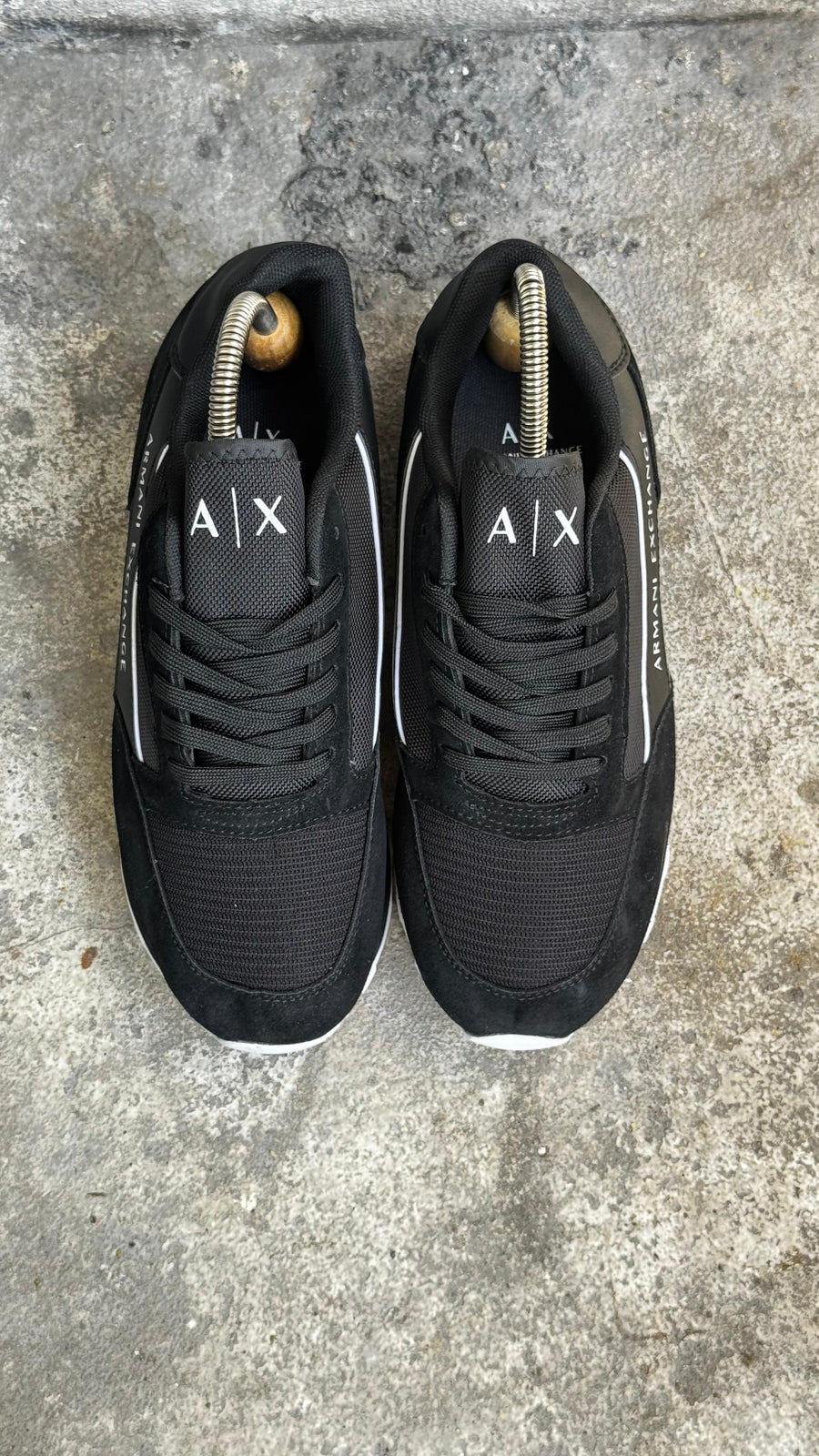ARMANY AX NEGRO BLANCO 1.1