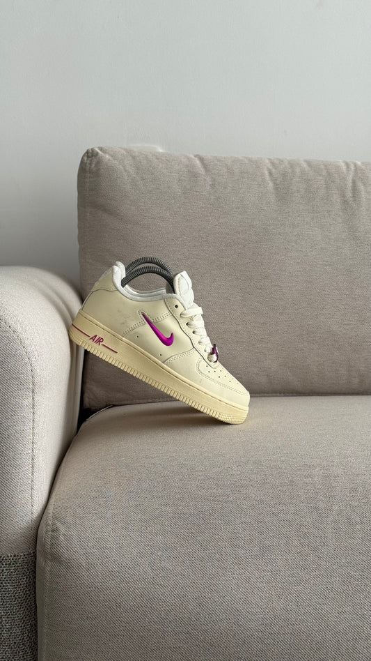 NIKE AF1 BARBIE BEIGE FUCSIA