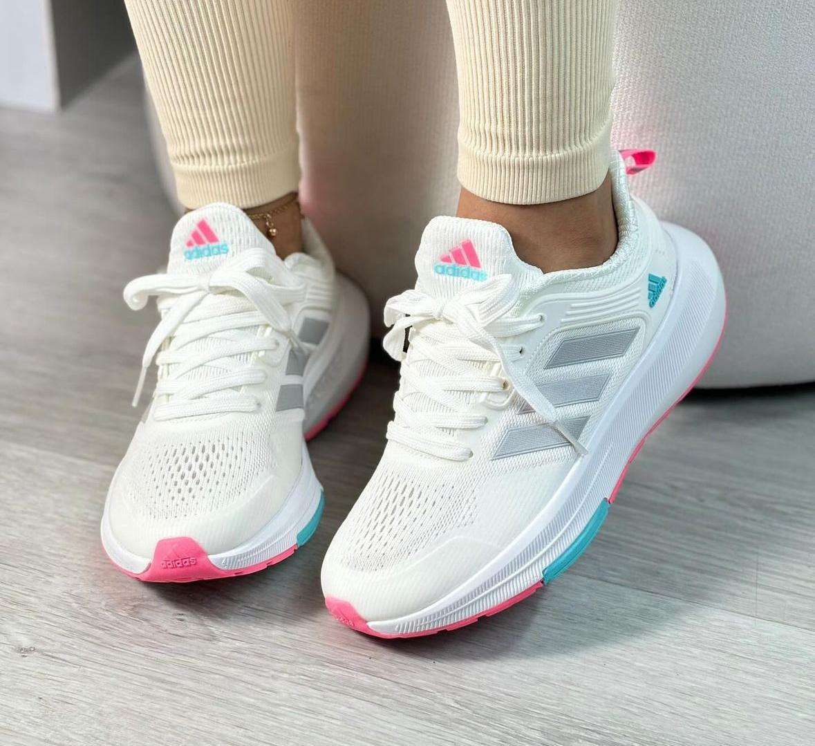 ADIDAS BOUNCE BLANCO FUSCIA