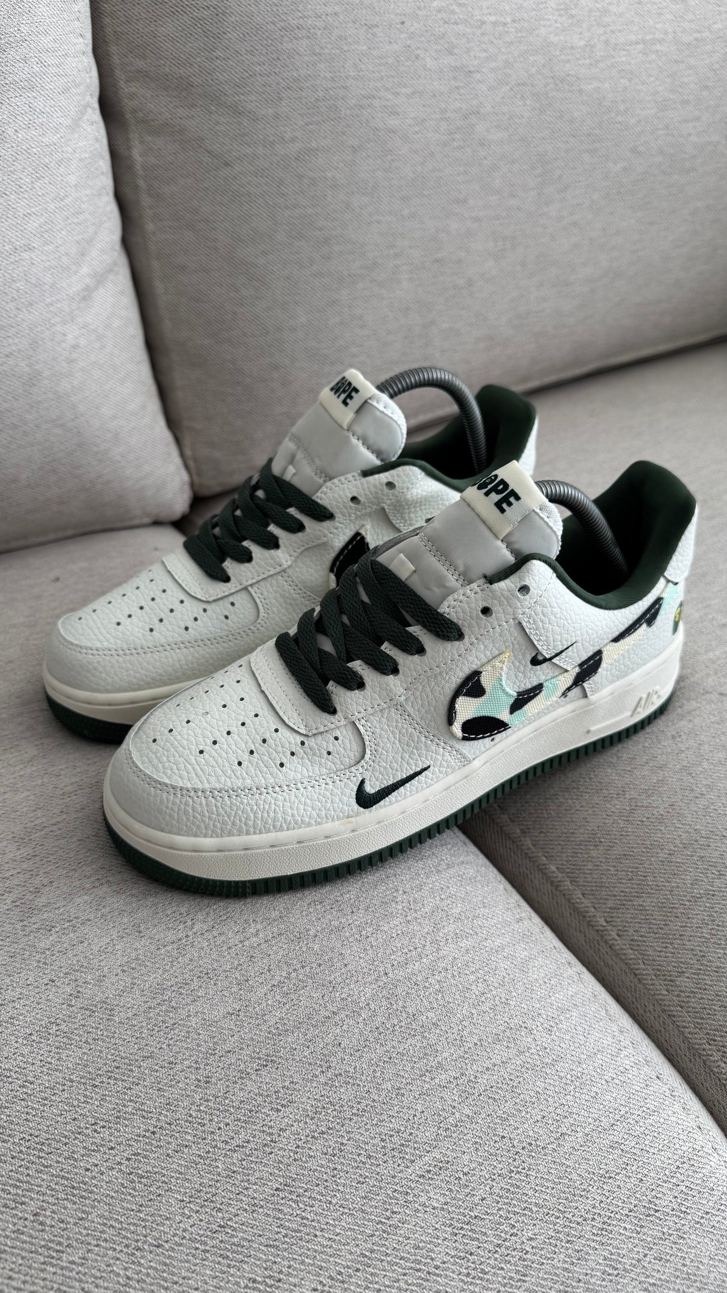 AF1 BAPE BLANCO VERDE