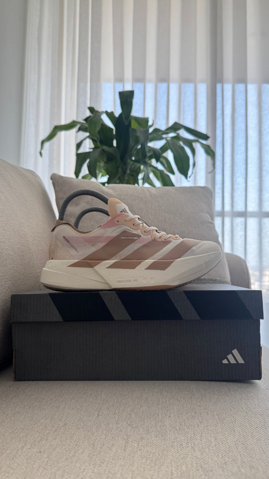 ADIDAS ADIZERO BLANCO BEIGE