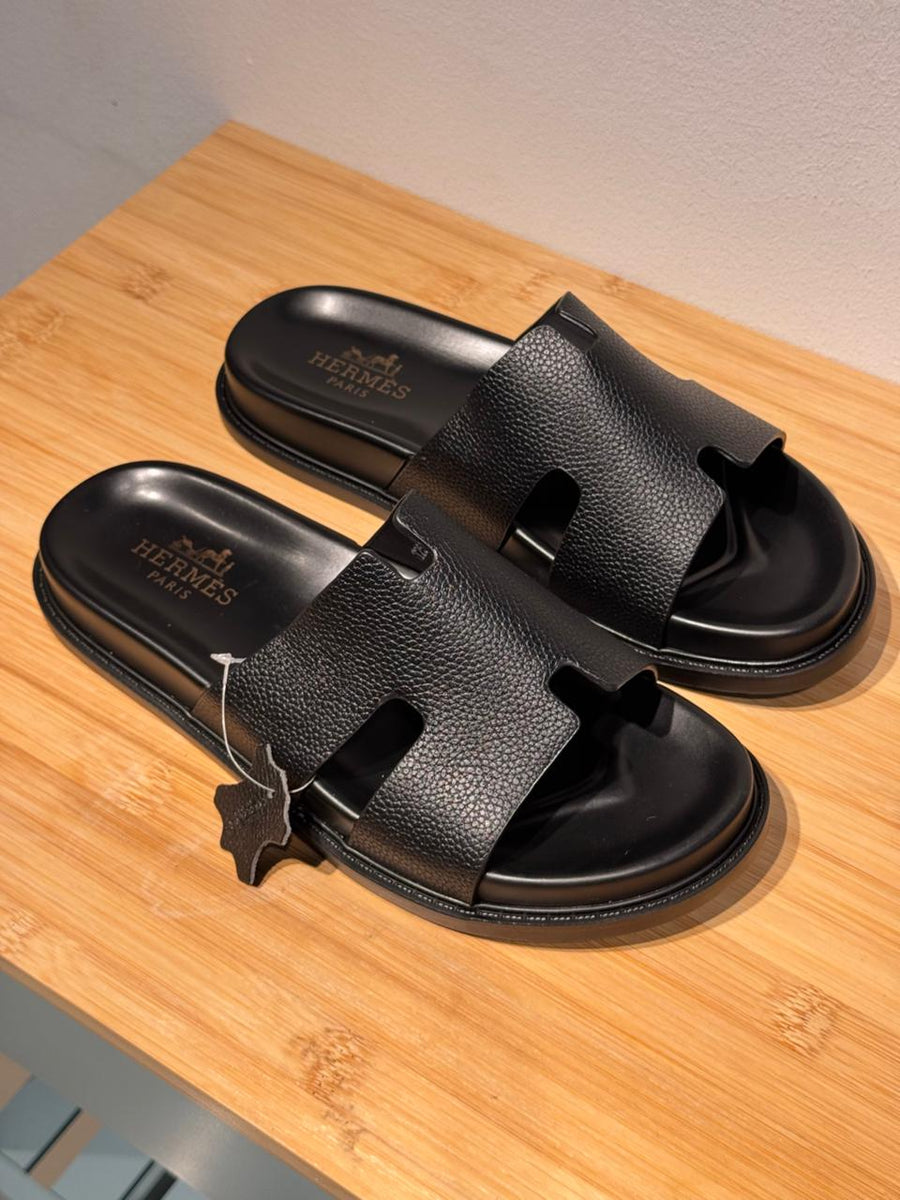 CHANCLAS HERMES PARIS NEGRO