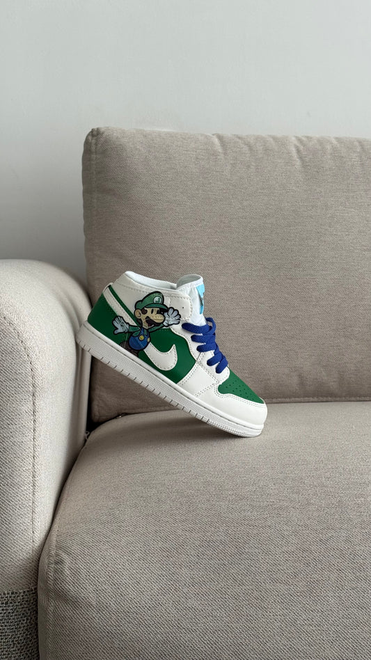 JORDAN RETRO 1 LUIGI VERDE NIÑOS