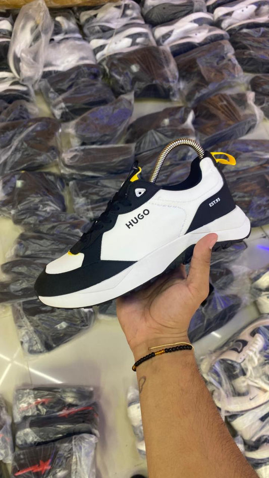 HUGO BOSS CLASICO BLANCO AMARILLO