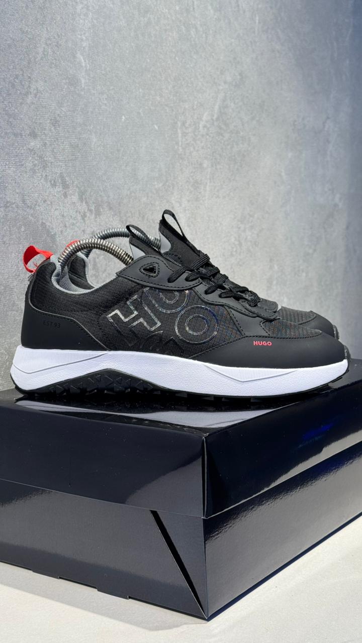 HUGO BOSS NEGRO BLANCO ROJO CLASICO