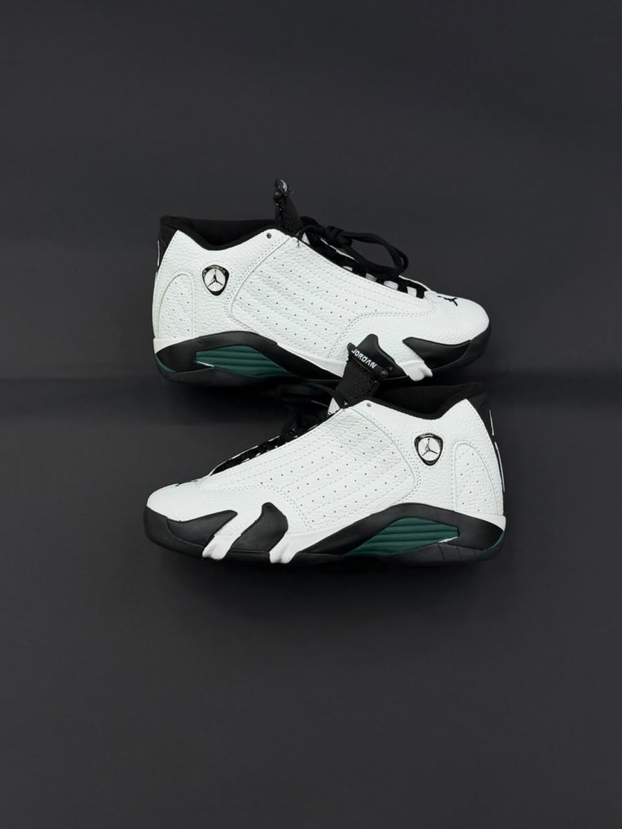 JORDAN RETRO 14 BLANCO NEGRO VERDE