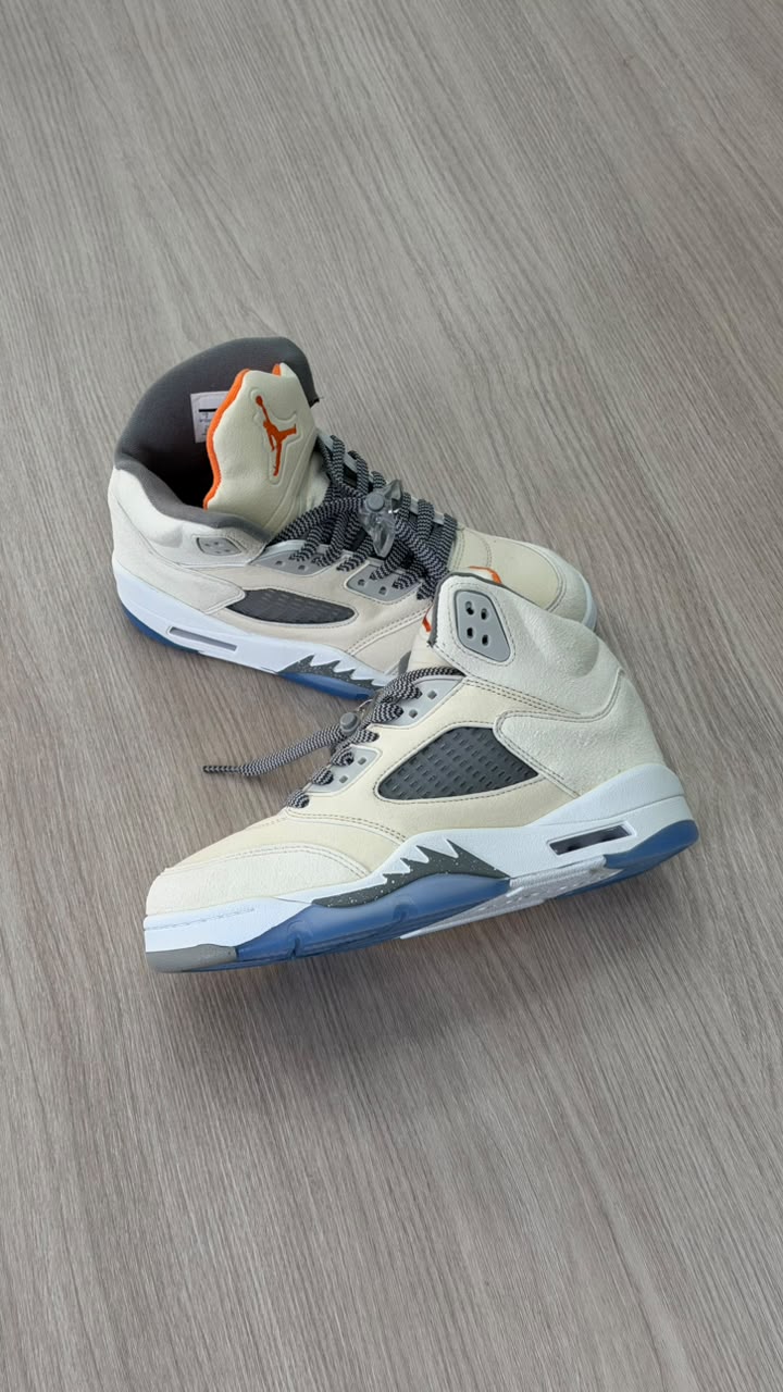 JORDAN RETRO 5 OG WHITE BLUE
