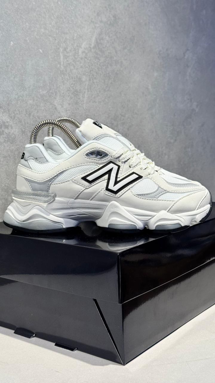 NEW 9060 BLANCO GRIS NEGRO