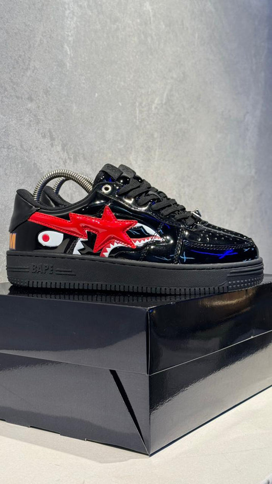 NIKE BAPE NEGRO ROJO
