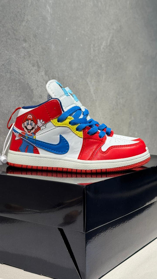 NIKE JORDAN RETRO 1 MARIO BROSS NIÑOS