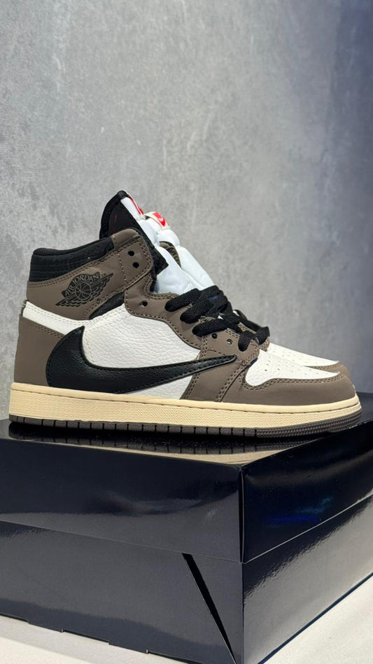 NIKE JORDAN RETRO 1 TRAVIS SCOTT BLANCO CAFE