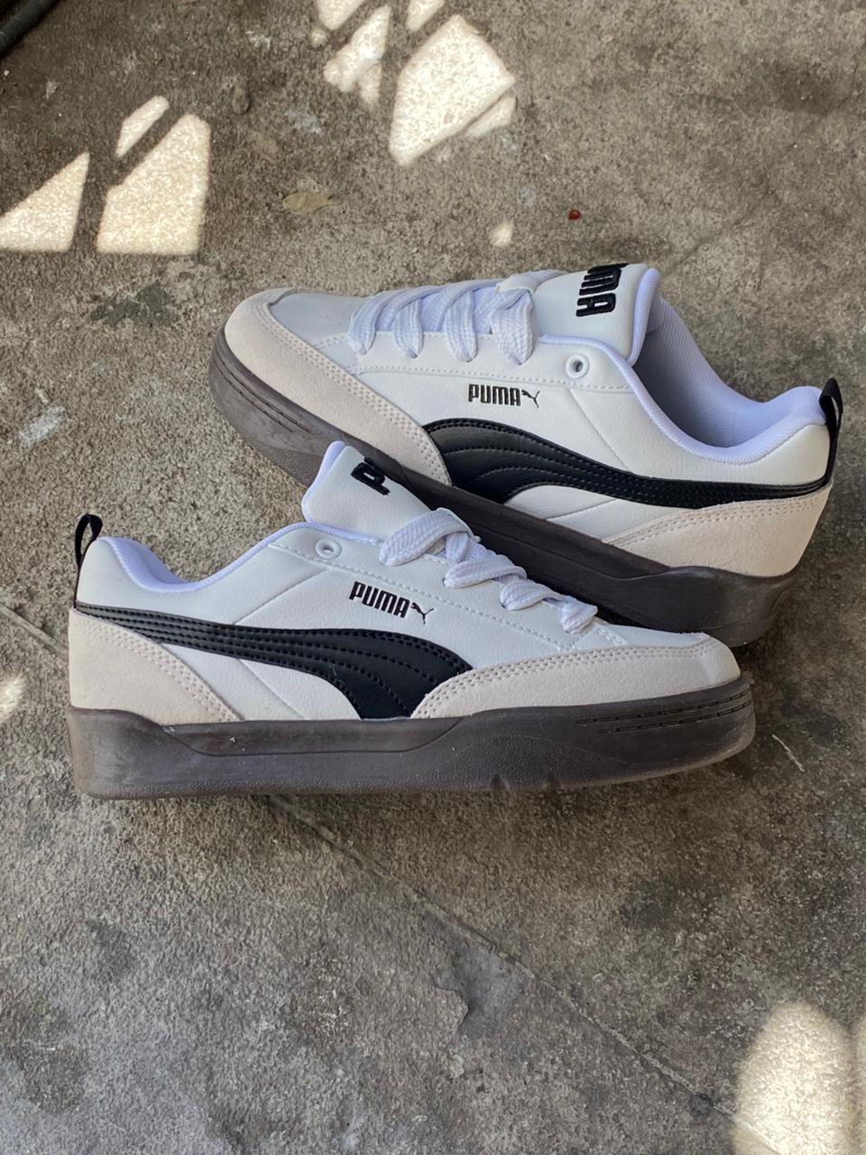 PUMA PARK BLANCO NEGRO