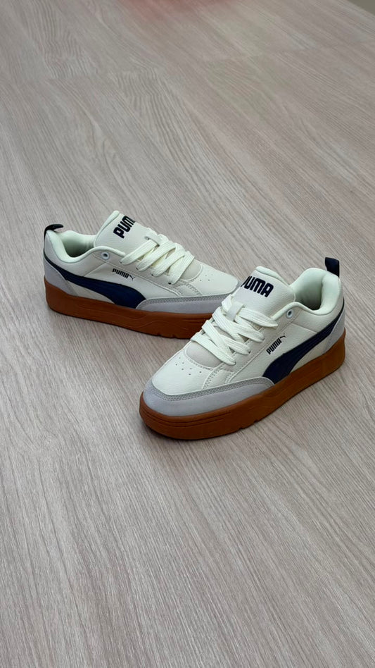 PUMA PARK BLANCO AZUL TURQUIS