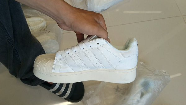 SUPER STAR BLANCO SUELA BIEGE PROMO