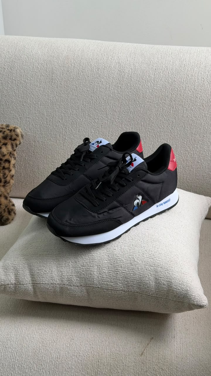 LECOP TENIS NEGRO BLANCO ROJO