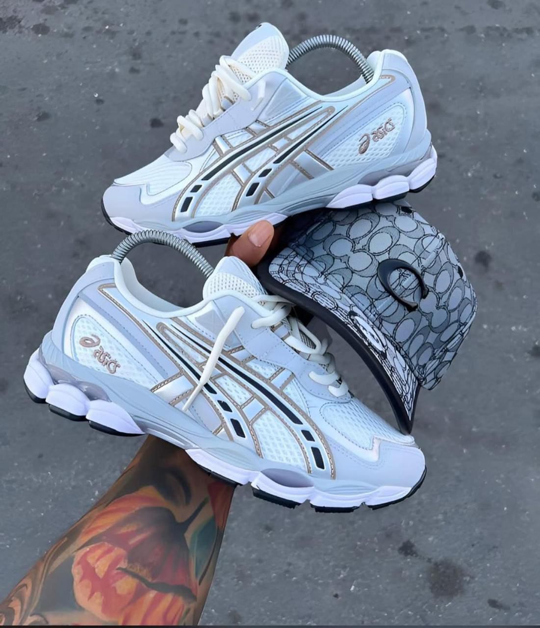 ASICS BLANCO PLATINO