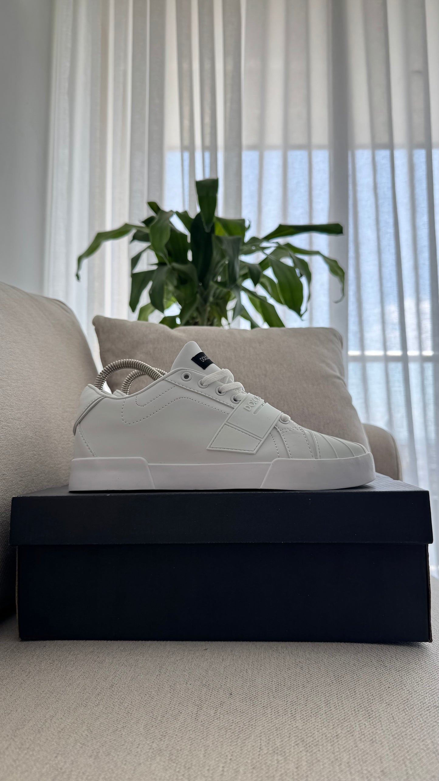 DOLCE GABBANA VELCRO BLANCO