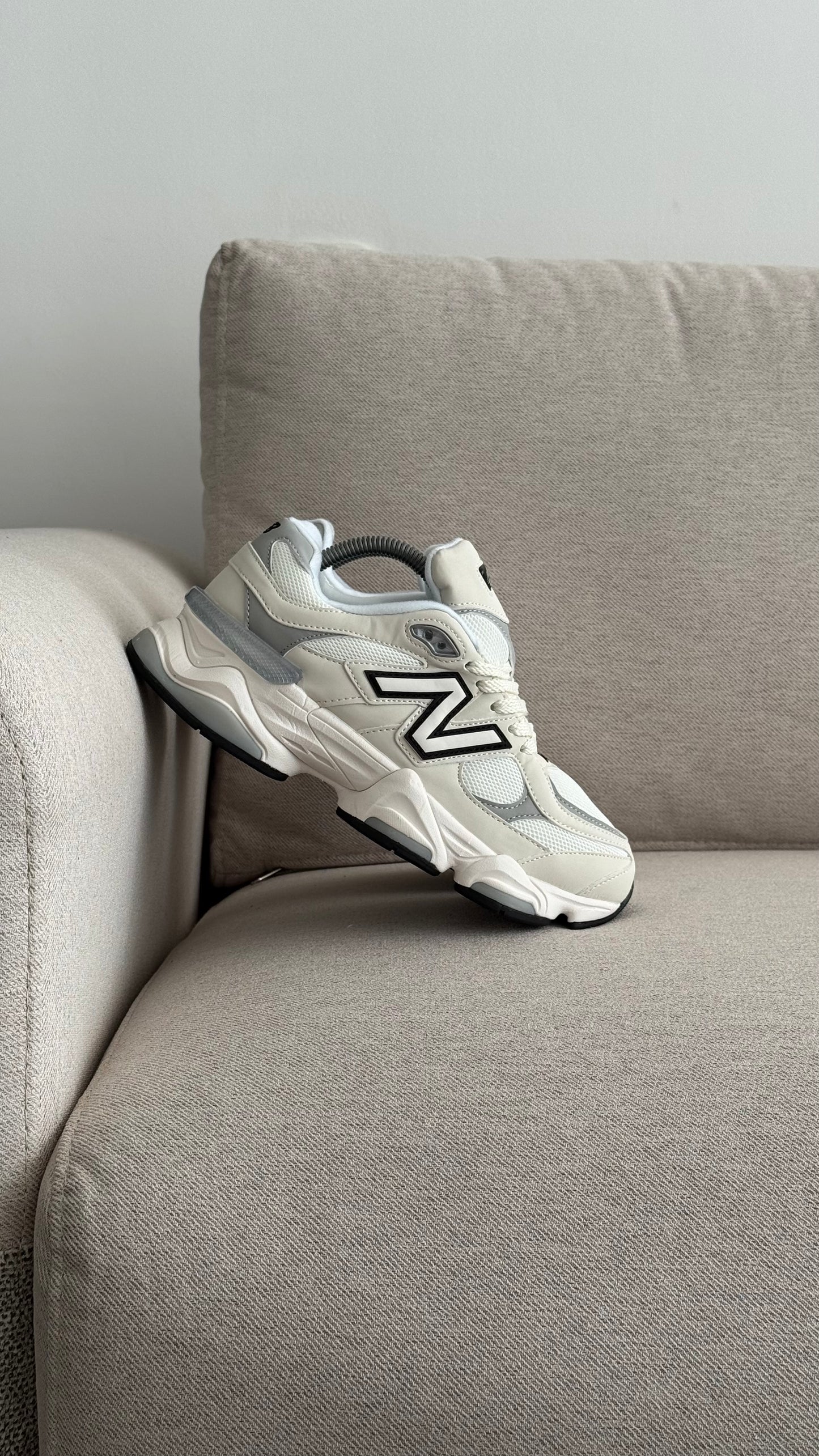 NEW 9060 BLANCO GRIS NEGRO