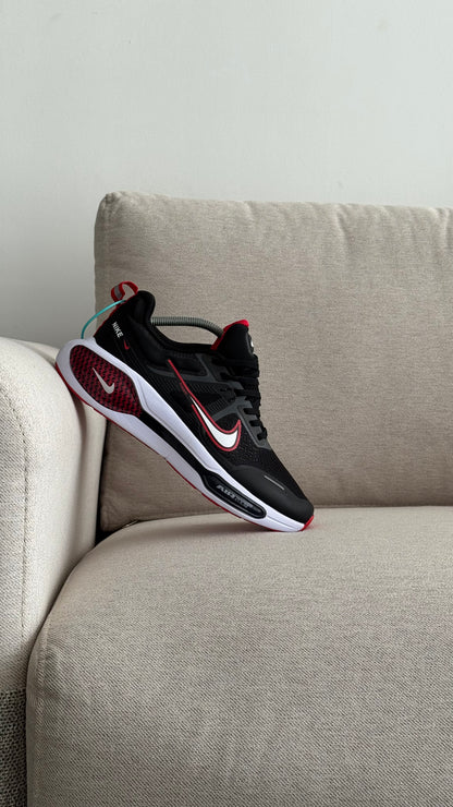 NIKE TENIS NEGRO ROJO
