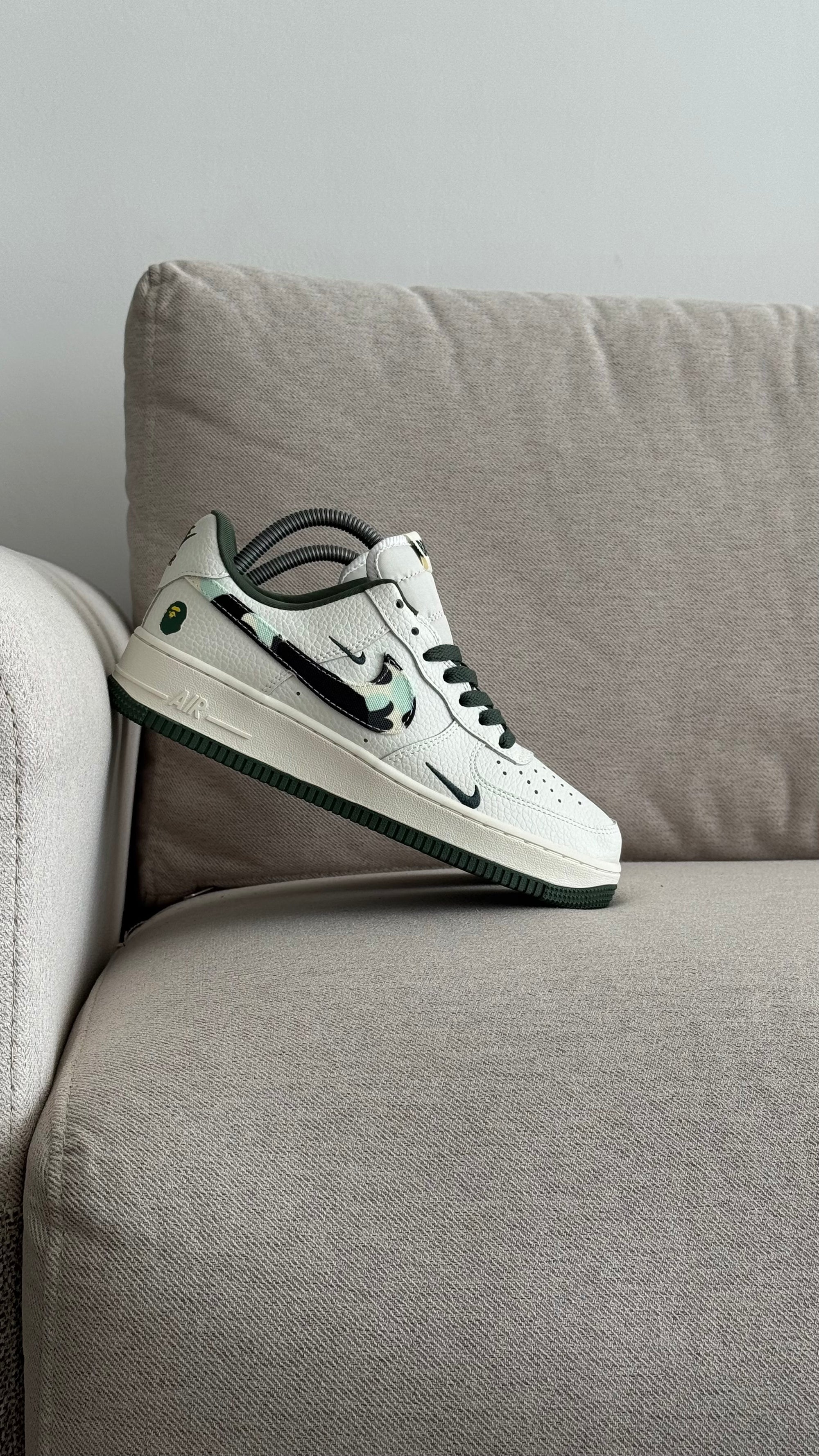 AF1 BAPE BLANCO VERDE