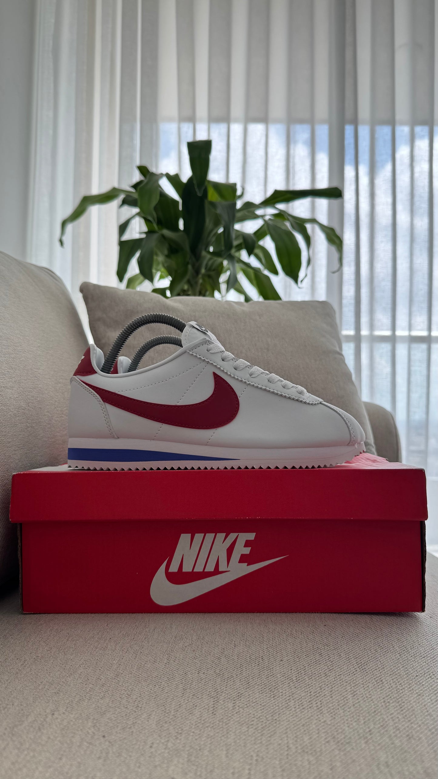 NIKE CORTEZ BLANCO ROJO