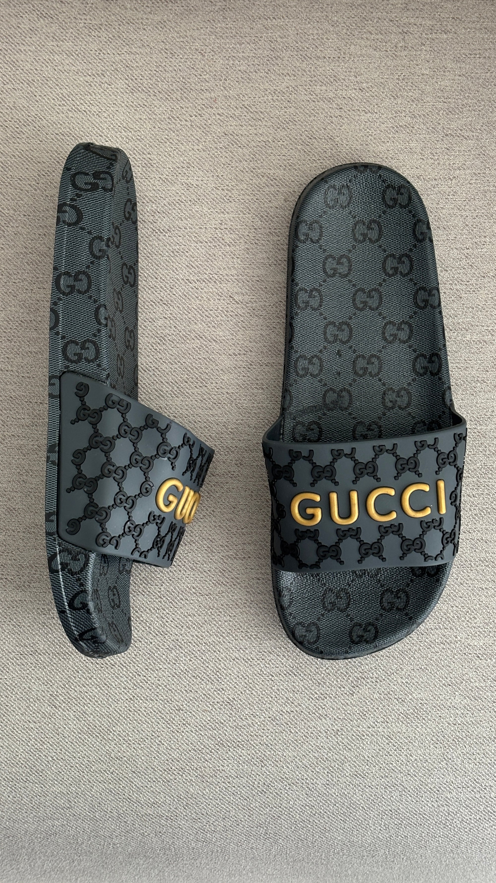 CHANCLA GUCCI NEGRA