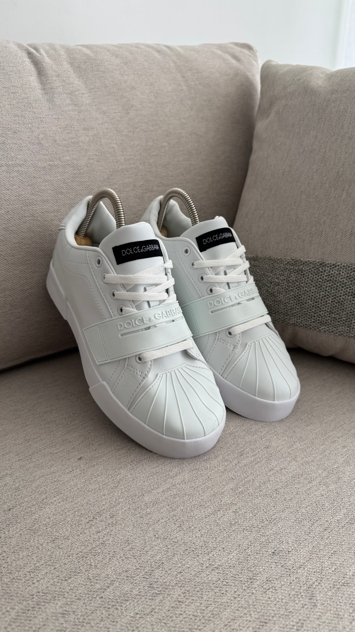 DOLCE GABBANA VELCRO BLANCO