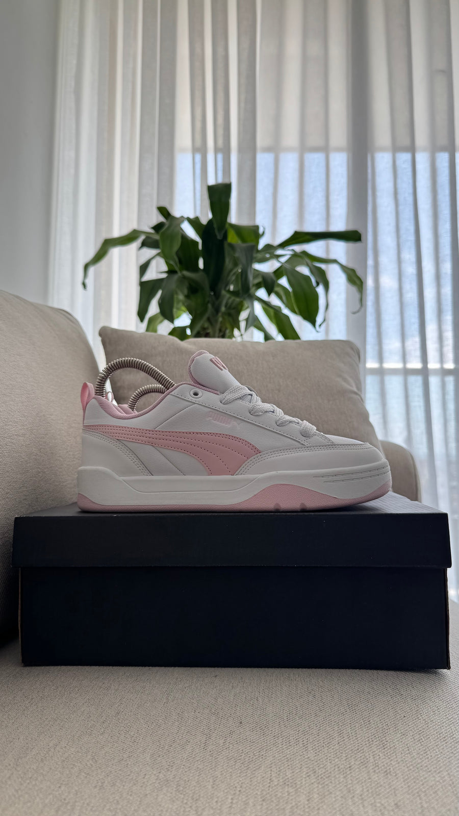 PUMA PARK BLANCO ROSA PROMO