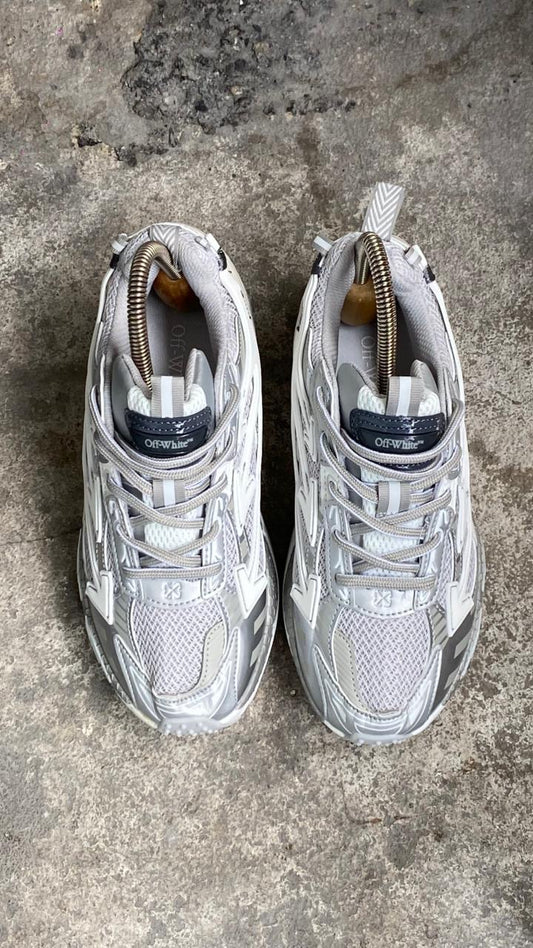 OFF WHITE 3 CHULO BLANCO PLATA