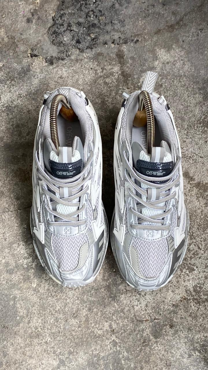 OFF WHITE 3 CHULO BLANCO PLATA