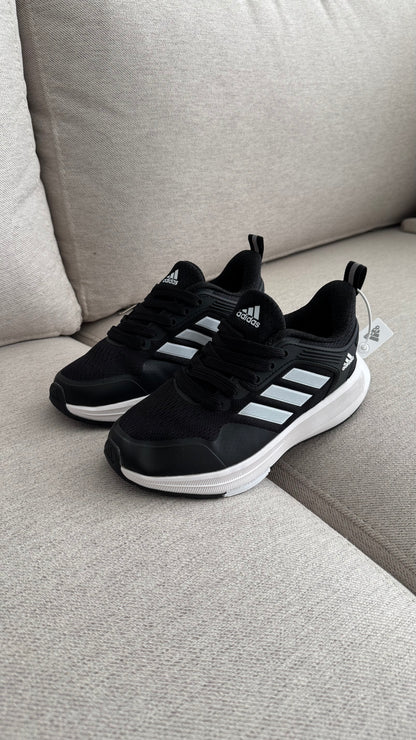 ADIDAS BOUNCE NEGRO BLANCO NIÑOS