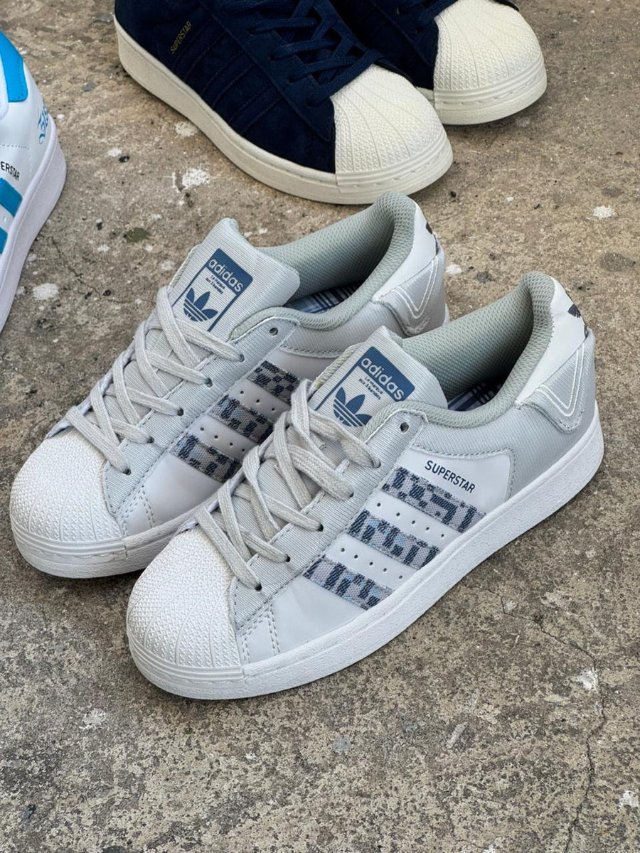 ADIDAS SUPER STAR BLANCO VERDE CAMUFLADO