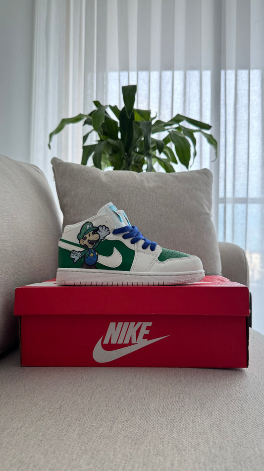 JORDAN RETRO 1 LUIGI VERDE NIÑOS