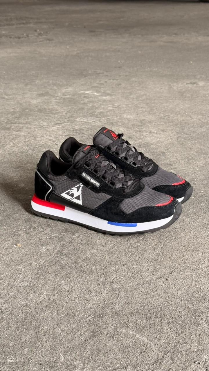 LECOP TENIS NEGRO BLANCO ROJO