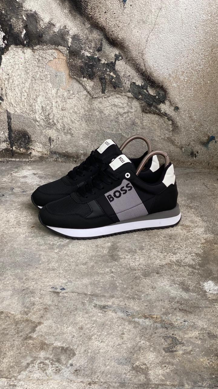 HUGO BOSS NEGRO RAYAS BLANCA