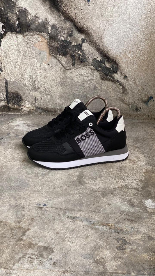 HUGO BOSS NEGRO RAYAS BLANCA