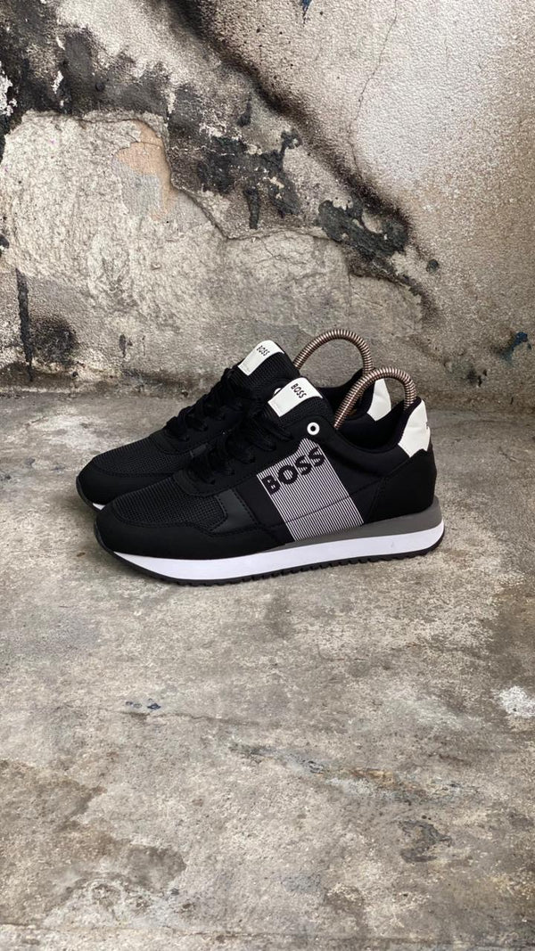 HUGO BOSS NEGRO RAYAS BLANCA