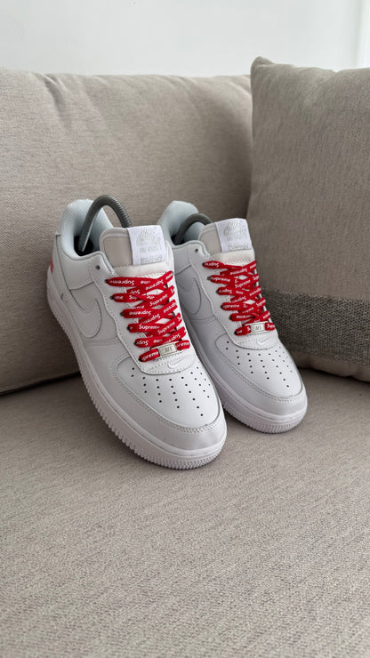 NIKE AF1 SUPREME BLANCO ROJO