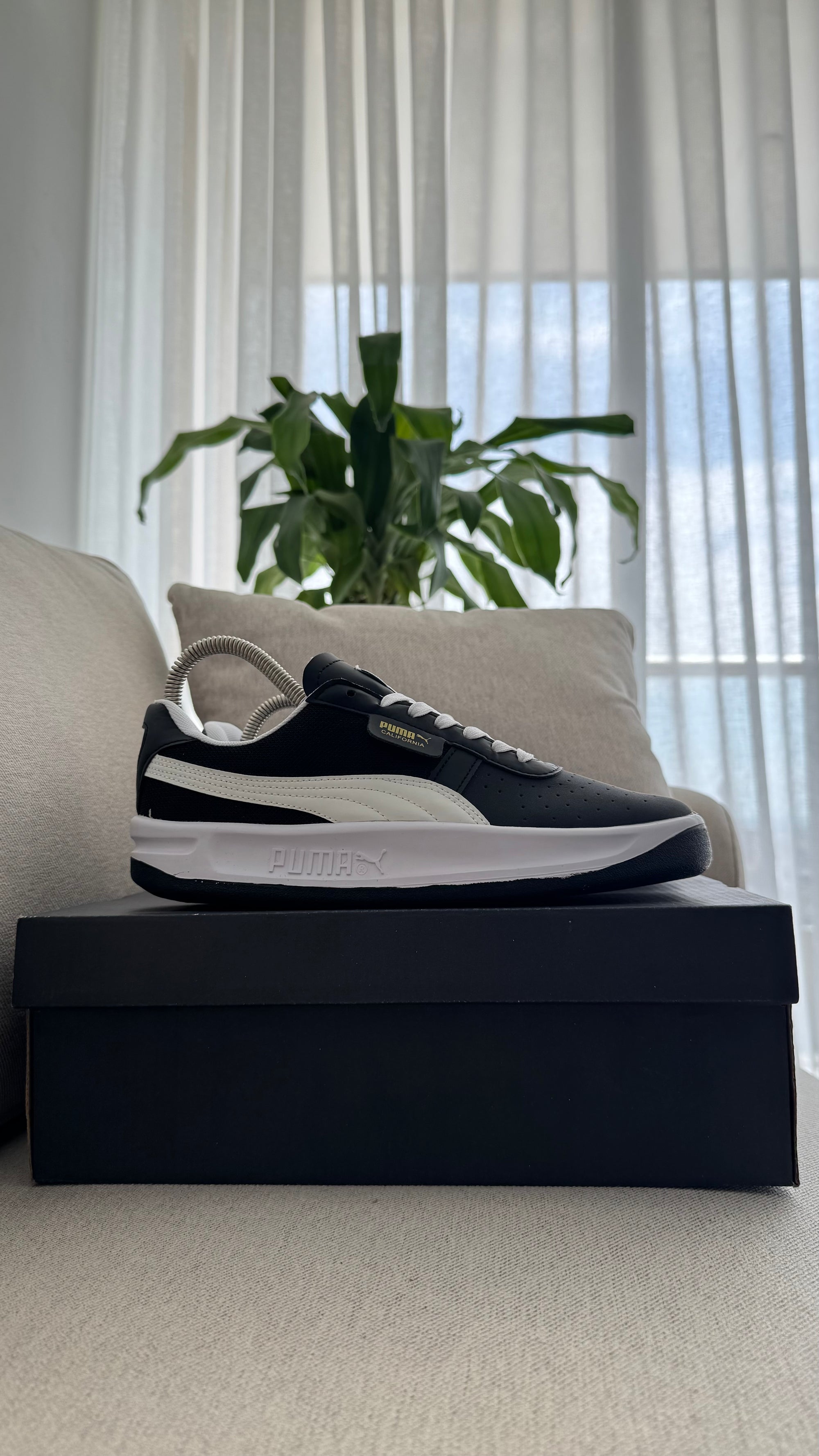 PUMA CALIFORNIA NEGRO BLANCO PROMO