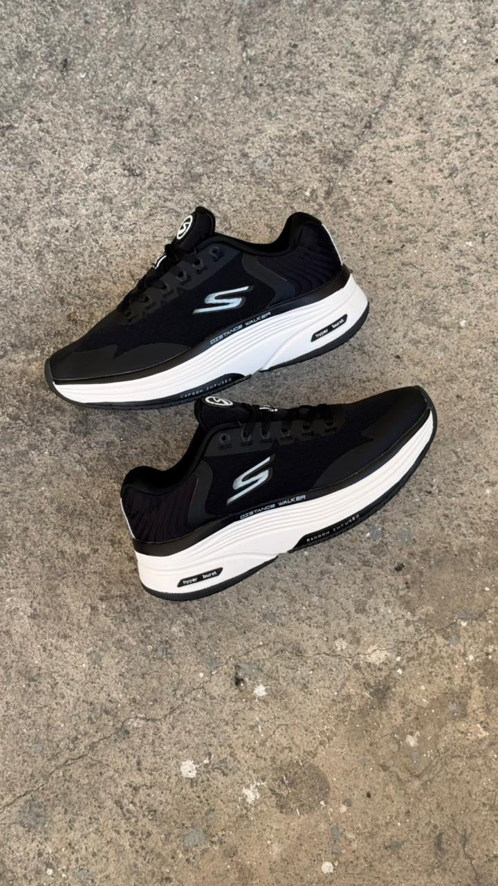 SKETCHERS HYPER NEGRO BLANCO